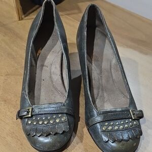 Studded Green Women's Shoes